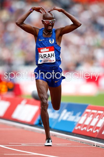 Mo Farah London Anniversary Games 2016