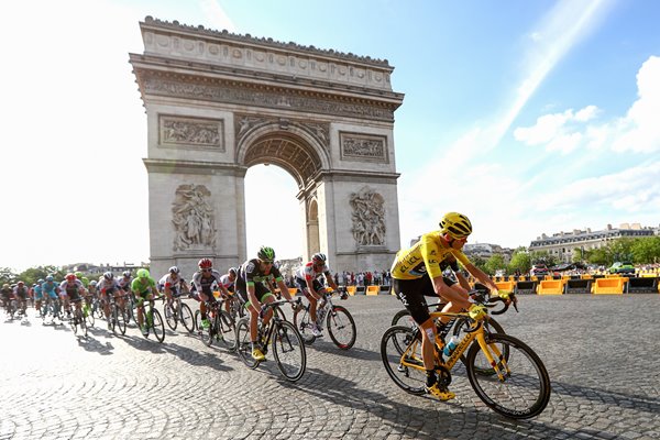 Chris Froome Team Sky Tour Champion Paris 2016