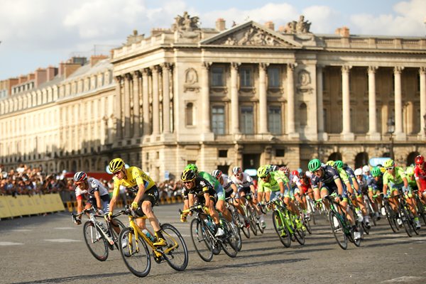 Chris Froome Team Sky Tour Champion Paris 2016