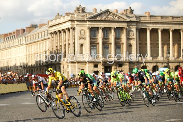 Chris Froome Team Sky Tour Champion Paris 2016