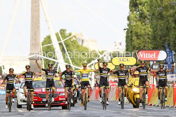  Chris Froome Team Sky Tour de France Champion 2016