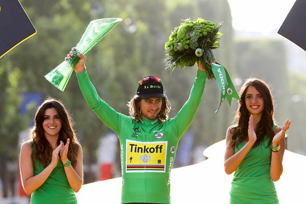 Peter Sagan Tinkoff Green Jersey Winner Paris 2016
