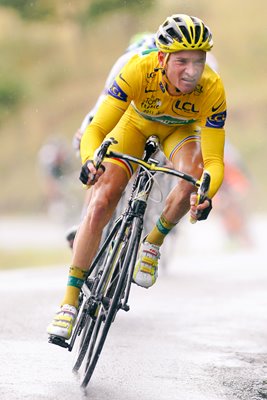 Thomas Voeckler in yellow Tour 2011