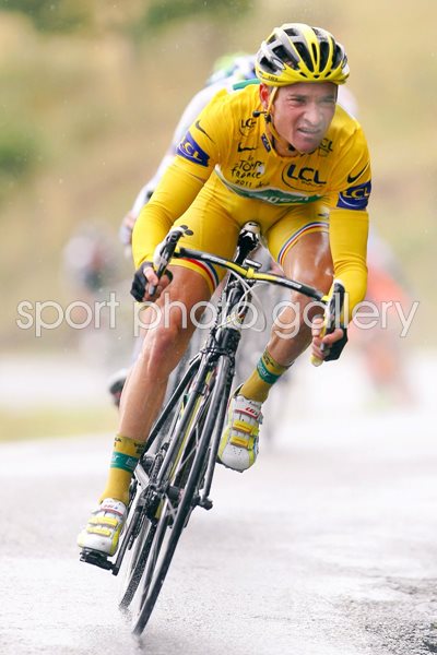 Thomas Voeckler in yellow Tour 2011