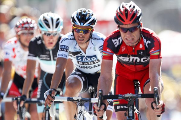 Contador, A Schleck & Evans Tour 2011