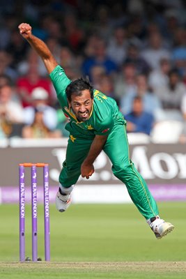 Wahab Riaz Pakistan v England ODI Lord's 2016