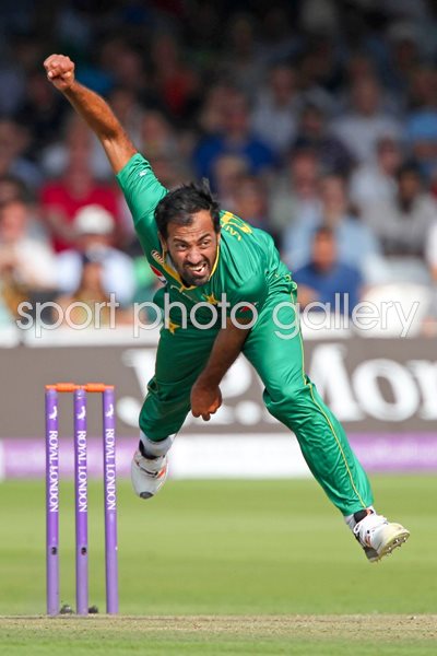Wahab Riaz Pakistan v England ODI Lord's 2016
