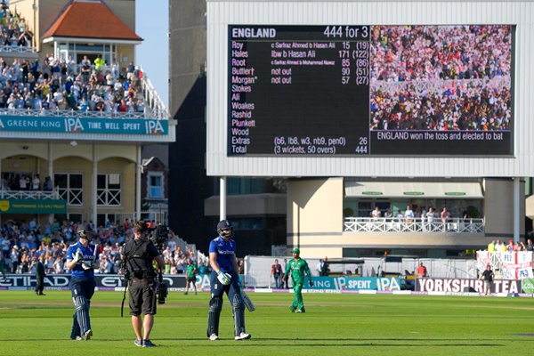  444 England ODI World Record v Pakistan Trent Bridge 2016