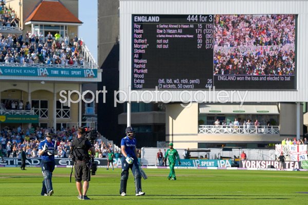  444 England ODI World Record v Pakistan Trent Bridge 2016