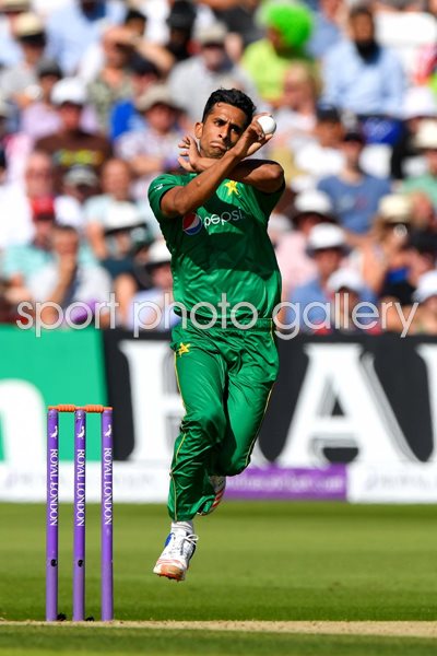 Hassan Ali Pakistan v England ODI Trent Bridge 2016