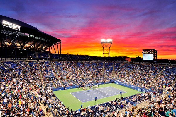 Louis Armstrong Stadium Sunset 2016 US Open