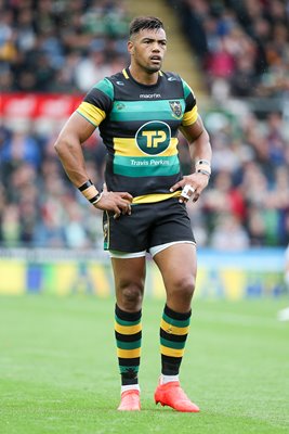 Luther Burrell Northampton v Bath Franklin's Gardens 2016