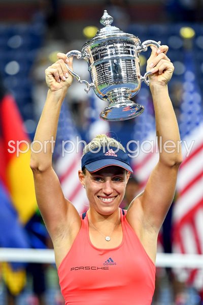 Angelique Kerber 2016 US Open Trophy