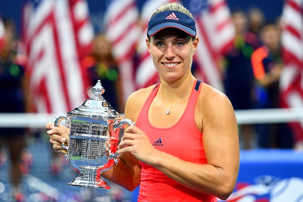 Angelique Kerber 2016 US Open Trophy