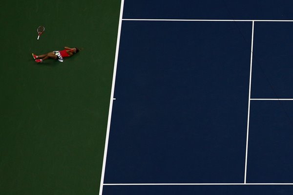 Angelique Kerber 2016 US Open win celebration