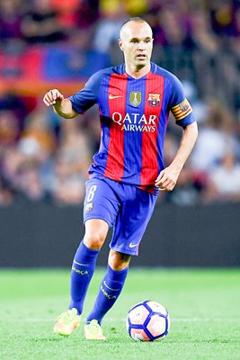 Andres Iniesta Barcelona La Liga 2016