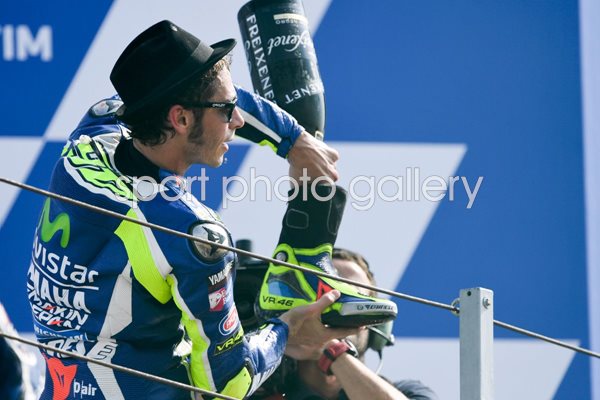 Valentino Rossi 'Shoey' MotoGP San Marino 2016