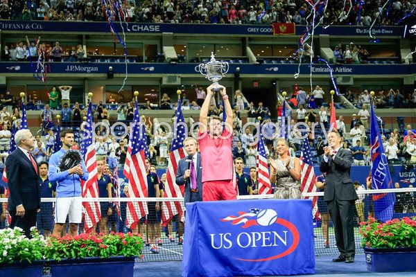 Stan Wawrinka 2016 US Open Win celebration
