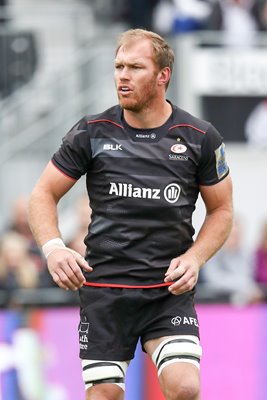 Schalk Burger Saracens v Northampton Allianz Park 2016