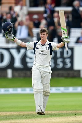 Nick Gubbins Century Middlesex v Yorkshire Lords 2016