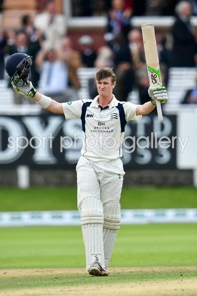 Nick Gubbins Century Middlesex v Yorkshire Lords 2016