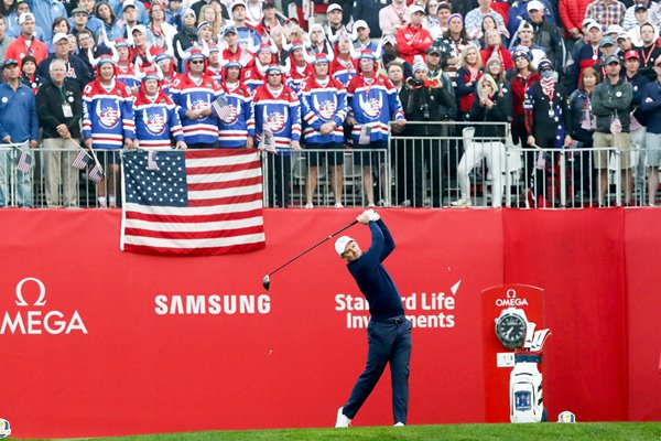 Justin Rose Europe 2016 Ryder Cup Opening Tee Shot