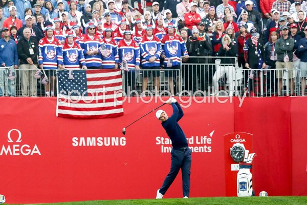 Justin Rose Europe 2016 Ryder Cup Opening Tee Shot
