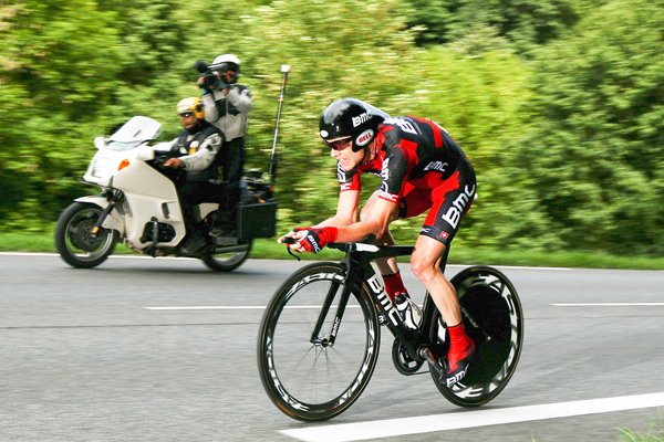 Cadel Evans time trial Tour 2011