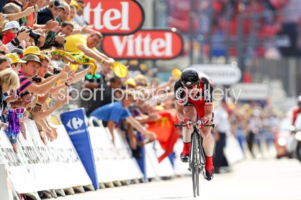 Cadel Evans time trial Tour 2011