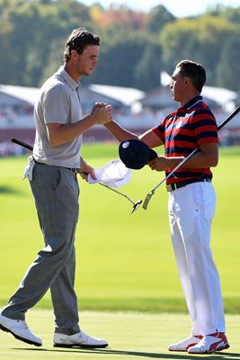 Thomas Pieters Europe & Rickie Fowler USA 2016 Ryder Cup 