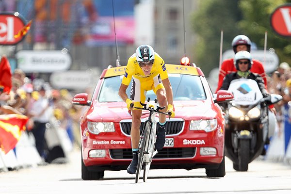 Andy Schleck time trial Tour 2011