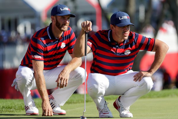 Dustin Johnson & Brooks Koepka USA 2016 Ryder Cup 