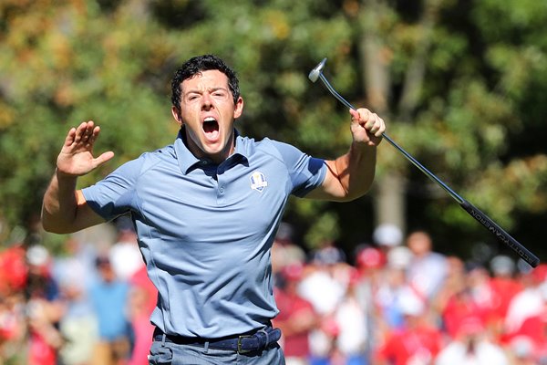 Rory McIlroy v Patrick Reed Ryder Cup 2016