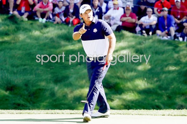 Patrick Reed USA v Rory McIlroy 2016 Ryder Cup 