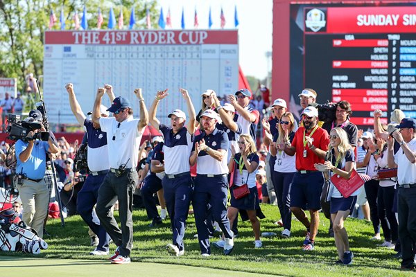  USA Regain The Ryder Cup Hazeltine 2016