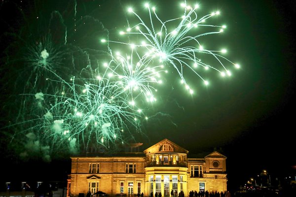 Fireworks display at St Andrews 2016