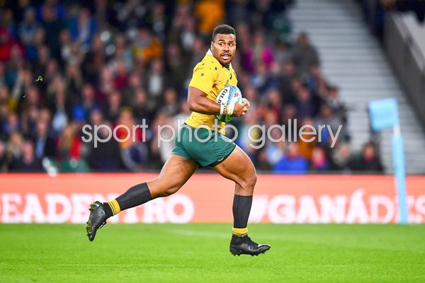 Samu Kerevi Australia try v Argentina Twickenham 2016