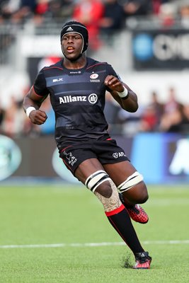 Maro Itoje Saracens v Wasps Allianz Park 2016