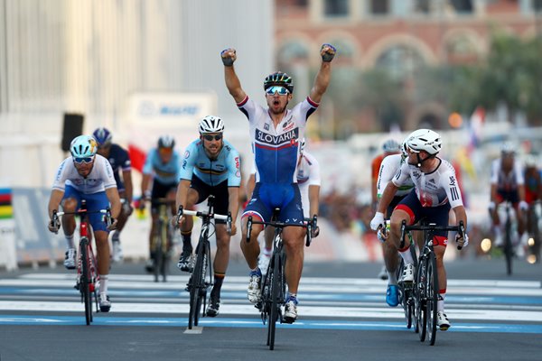 Peter Sagan Road Race winner Qatar 2016