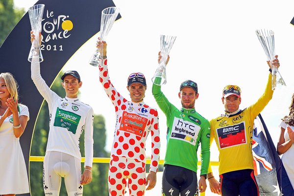 Jersey Winners Tour de France 2011