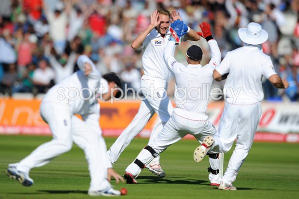 Stuart Broad England Lord's 2011