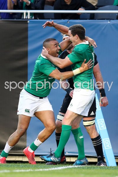 Simon Zebo & Jonny Sexton Ireland v New Zealand 2016