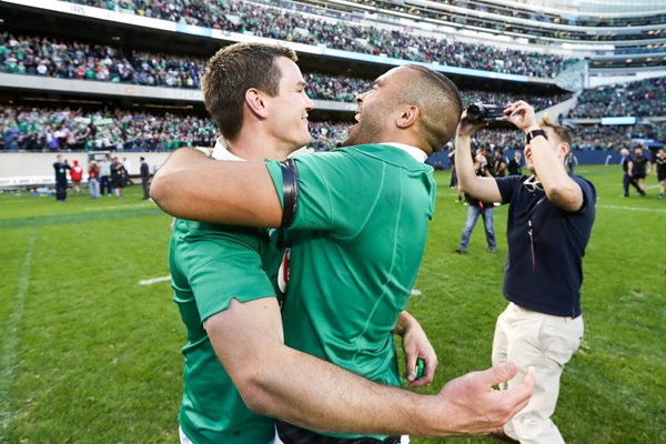 Simon Zebo & Jonny Sexton Ireland v New Zealand 2016