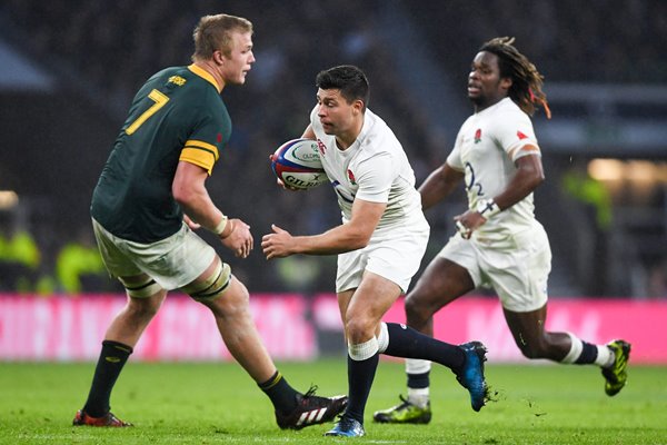 Ben Youngs England dummies Pieter-Steph du Toit 2016