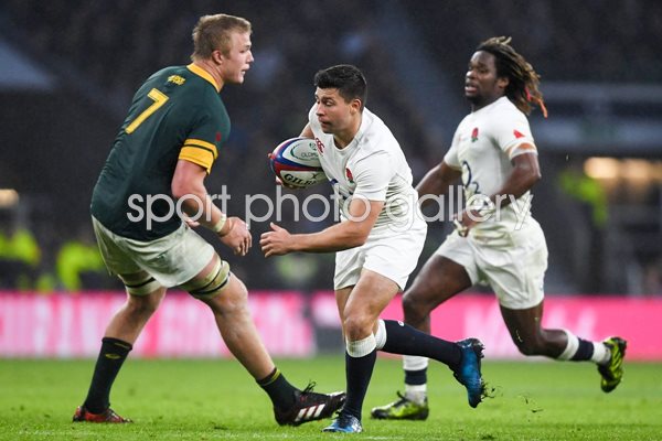 Ben Youngs England dummies Pieter-Steph du Toit 2016