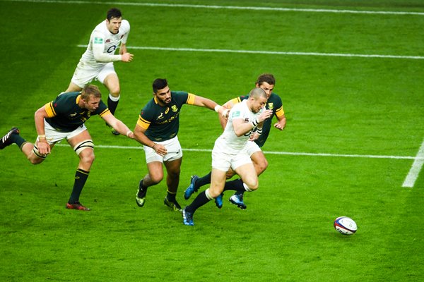 Mike Brown England scores v South Africa Twickenham 2016