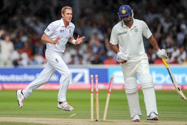 Stuart Broad England Lord's 2011