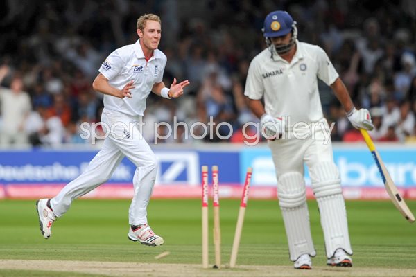 Stuart Broad England Lord's 2011