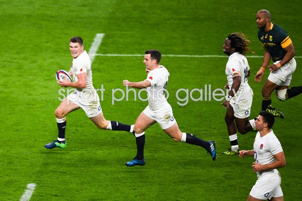 Owen Farrell England scores v South Africa Twickenham 2016