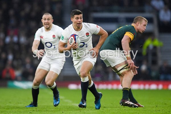Ben Youngs England dummies Pieter-Steph du Toit 2016